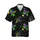 Mardi Gras Masks Jester Hats Confetti Poppers Balloons Purple Green Yellow Black Sparkle Short-sleeve Hawaiian Shirt - 1