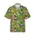 Hawaiian Chibi Cow Mardi Gras Print: Jester Hats, Feathered Masks, Glittery Costumes Design Short-sleeve Hawaiian Shirt - 1