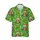 Raccoon Hawaiian Pattern Santa Hats Candy Canes Gifts Christmas Tree Snowflake Fabric Design Short-sleeve Hawaiian Shirt - 1