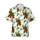 Christmas Sasquatch Hawaiian: Santa Hat Bigfoot, Snowmen, Pine, Holly, Stars Pattern Short-sleeve Hawaiian Shirt - 1
