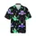 Hawaiian Teal Bat & Sugar Skull Pattern: Glowing Cauldrons, Lavender, Pink, White Short-sleeve Hawaiian Shirt - 1