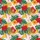French Horn Tropical Pattern: Golden Horns, Deep Red Hibiscus, Pink & White Floral Design Short-sleeve Hawaiian Shirt - 7