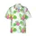 Corgi Dogs Surfing Waves Hawaiian Hibiscus Plumeria Palm Tropical Landscape Pattern Short-sleeve Hawaiian Shirt - 1