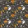 Hawaiian Halloween Jack-O'-Lantern Witch Hat Skeletons Ghosts Candy Bats Skull Print Short-sleeve Hawaiian Shirt - 7