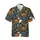 Hawaiian Halloween Jack-O'-Lantern Witch Hat Skeletons Ghosts Candy Bats Skull Print Short-sleeve Hawaiian Shirt - 1