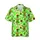 St. Patrick's Tropical Charm: Dancing Leprechauns, Gold Coins & Shamrocks Textile Short-sleeve Hawaiian Shirt - 1