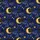 Cosmic Voyager's Golden Moon Sun Starburst Nebula Hawaiian Textile Art Design Short-sleeve Hawaiian Shirt - 7