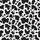 Cowhide Organic Irregular Blotches Pattern Black White High Contrast Varied Sizes Design Satin Pajamas Set - 9