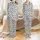 Farm Animal Bovine Pattern: White Field Black Rounded Spots, Pink Snout Brown Hoof Cows, 'Moo' Word Repeat Satin Pajamas Set - 1