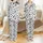 Black & White Cartoon Cow Doodle Outline Spotted Pattern Monochromatic All-Over Print Fabric Satin Pajamas Set - 1