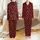 Outdoorsman's All-Over Red Black Buffalo Plaid Pine Tree Bear Head Silhouettes Satin Pajamas Set - 1