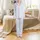 Western Life Admirer Electric Blue Wild Horses Saguaro Cacti Longhorn Skulls Rattlesnake Satin Pajamas Set - 2