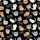 Chaotic Cat Lover Humor: 'I WAS NORMAL 4 CATS AGO' White Peach Orange Grey Felines Satin Pajamas Set - 9