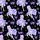 Anime Dreamscape: Iridescent Lavender Cat Girl & Luminous Violet Cats on Black Aesthetic Satin Pajamas Set - 9