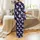 Anime Dreamscape: Iridescent Lavender Cat Girl & Luminous Violet Cats on Black Aesthetic Satin Pajamas Set - 3