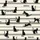 Black Cat Silhouettes Scattered Off-White Light Grey Black Horizontal Stripe Irregular Pattern Satin Pajamas Set - 9