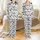 Farm Animal Theme All-Over Black White Cow Spot Cartoon Cows Milk Cartons Design Satin Pajamas Set - 1