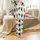 Black Cats Hanging White Paws Headphones Pink Blue Pastel Clouds Rainbow Hearts Stars Design Satin Pajamas Set - 2