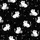 Cat Stargazer's Deep Black Night Sky: White Stars, Tiny Dots, Cartoon Cats, Yarn, Hearts & Love Satin Pajamas Set - 9