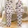 Equestrian Galloping Brown Chestnut Bay Horses Pink Rose Blue Flower Apparel Satin Pajamas Set - 1