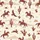 Western Desert Landscape: Cowboy, Cacti, Hawk, Jackrabbit, Sunbursts on Cream Satin Pajamas Set - 9
