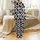 Cattle Lover's White Black Organic Cow Spot Pattern, Brown Muzzle Cartoon Cow Faces Satin Pajamas Set - 3