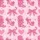 Women's Pastel Pink Footwear Pattern: Cowboy Boots, Ballet Slippers, High Heels, Mary Janes, Bows, Hearts & Stars Satin Pajamas Set - 9