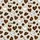 Be Kind Script Leopard Heart Scattered Brown Spots White Black Hearts Light Beige Item Satin Pajamas Set - 9