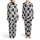 Highland Calves Deep Black Fur Blue Eyes Purple Plaid Bow Golden Sunflower Roses Pattern Satin Pajamas Set - 1