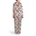 Adult Blush Pink Cow & Strawberry Pattern: Black Outline White Cows, Strawberry Hats, Cow Spots Satin Pajamas Set - 3