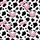 Farm Animal Design: Irregular Black Cow Spots, Pink Nosed Cartoon Cow Heads & Bubblegum MOO! Satin Pajamas Set - 9