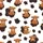 Highland Calves Reddish Brown Fur Dark Brown Patches White Background Sitting Standing Peeking Satin Pajamas Set - 9