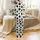 Cow Print Enthusiast: Off-White Black Organic Spot Pattern All-Over Seamless Hand-Drawn Design Satin Pajamas Set - 3