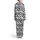 Barnyard Motif Black Irregular Cow Spots: Cow Head, Milk Carton, Pink Heart Pattern Satin Pajamas Set - 3