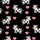 Cow Lover's Bold Black Spotted White Cows Pink Snouts Solid Pink Hearts All-Over Motif Satin Pajamas Set - 9