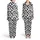 Ink-Blot Shapes: Fluid Black Organic Forms, Varying Sizes, Flowing Edges, Pure White Surface Satin Pajamas Set - 1