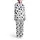 All-Over Black Cow Spot Repeat with Hand Drawn Calves Pink Accents & Sweet Milk Text Satin Pajamas Set - 3