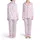 Hot Pink Western Floral Cowboy Boots Horses Saguaro Stars Yee Haw Motifs Satin Pajamas Set - 1