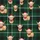 Highland Cow Christmas: Emerald Green Black White Tartan Plaid, Santa Hat, Red Bow Satin Pajamas Set - 9