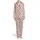 Blush Pink Western Desert Roping Cowboy Bucking Horse Saguaro Cactus Mountain Wheel Satin Pajamas Set - 2