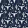 Scattered Bull Skull Longhorn Saguaro Cactus Cowboy Boot Wildflower Navy Off-White Satin Pajamas Set - 9