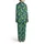 Dinosaur T-Rex: Lime Green Santa Hat Dinosaurs, Red Scarves, Presents, Stars, 'FA LA LA RAWR' Satin Pajamas Set - 3
