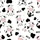 All-Over Holstein Cows Black Spot White Pattern Irregular Cow Print MILK MOO Lettering Satin Pajamas Set - 9