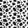 Black Cow Spots Flowing Pattern: Organic Blobs on Irregular White Background Satin Pajamas Set - 9