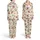 Cowgirl Riders & Roping Longhorn Cattle Desert Cacti Windmills Wagon Wheels Lasso Satin Pajamas Set - 1