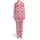 Pink Cartoon Western Boots Hats Bandanas Cacti Lassos Sheriff Stars Design Satin Pajamas Set - 2