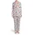 Western Rodeo Boots Stars Hats Floral Bandanas Horseshoes Lasso Pink Blue White Satin Pajamas Set - 2