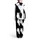 Cat Owner S-Curve Black White White Cat Amber Eyes Black Cat Golden Yellow Eyes Satin Pajamas Set - 3