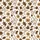 White Background Scattered Oak Maple Leaf Mustard Daisy Tan Gingham Ribbon Pinecone Motif Satin Pajamas Set - 9
