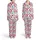 Western All-Over Cowboy Boots, Cowboy Hats & Sheriff Badges Design Satin Pajamas Set - 1